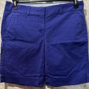 Tommy Hilfiger Purple Chino Shorts Preppy Casual Everyday Size 8‎